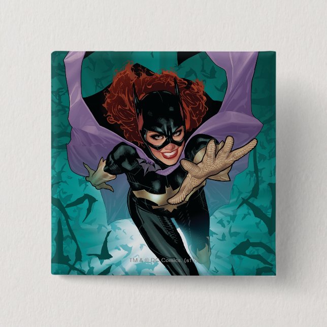 The New 52 - Batgirl #1 15 Cm Square Badge (Front)