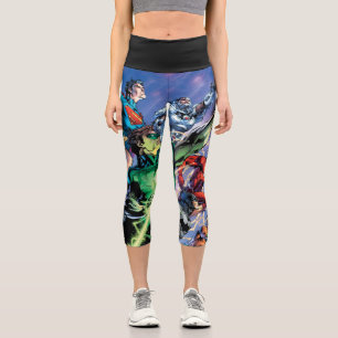 The New 52 Cover #1 3rd Print Capri Leggings
