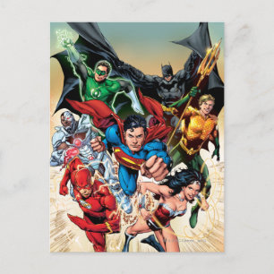 The New 52 Cover #1 4th Print Postcard