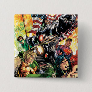 The New 52 Cover #5 15 Cm Square Badge