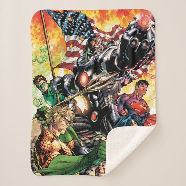 The New 52 Cover #5 Sherpa Blanket (Front)