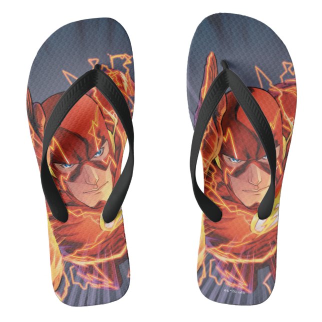 The New 52 - The Flash #1 Flip Flops (Footbed)