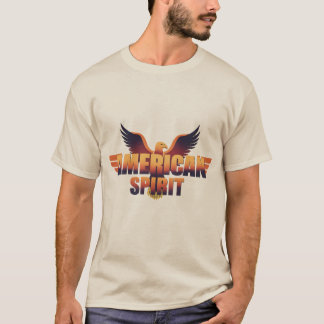 "‘THE NEW AMERICAN SPIRIT’ — bold lettering  T-Shirt