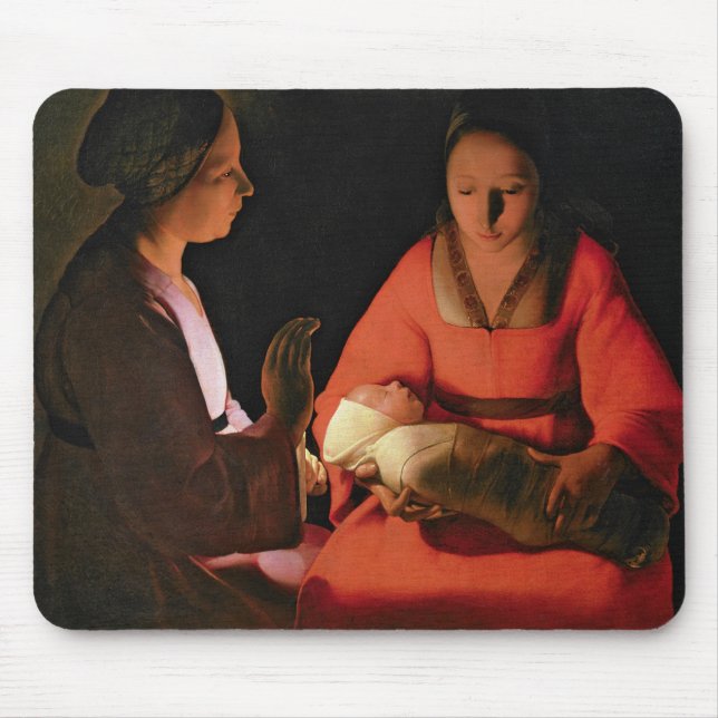 The New Born Child, late 1640s Mouse Mat (Front)