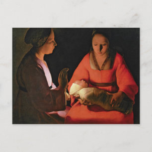 The New Born Child, late 1640s Postcard