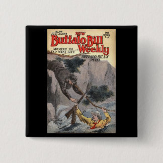 The New Buffalo Bill Weekly No. 98, 1914 15 Cm Square Badge