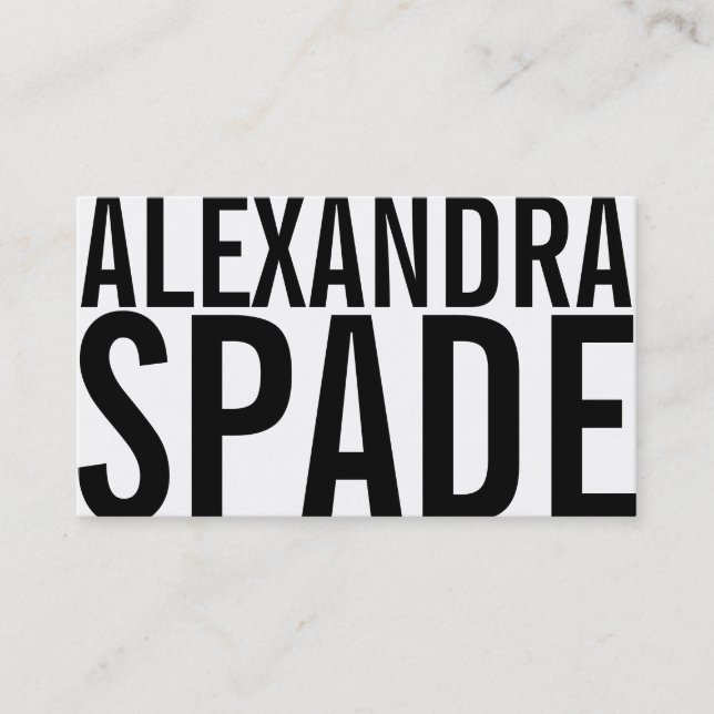 The New Cool Business Card - Customisable | PPP Co (Front)