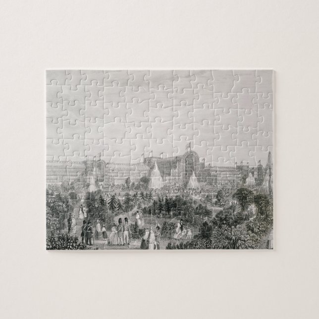 The New Crystal Palace at Sydenham, engraved by La Jigsaw Puzzle (Horizontal)