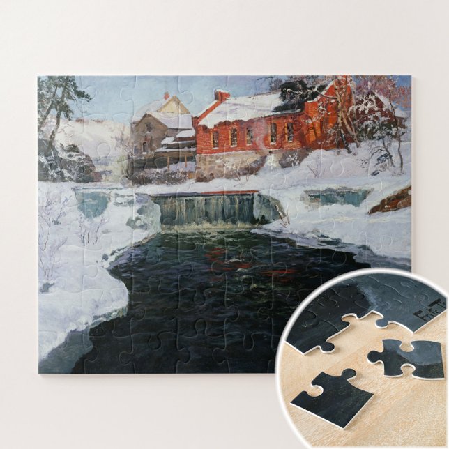 The new factory in Lillehammer, Fine Art Jigsaw Puzzle (Creator Uploaded)