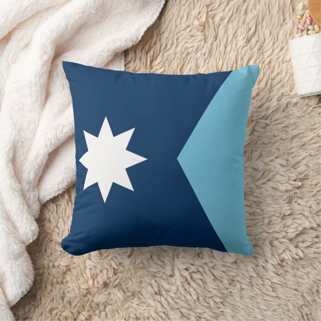 The new Flag of Minnesota State  Cushion (Blanket)