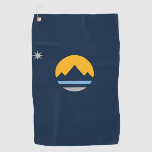 The New Flag of Reno, Nevada Golf Towel