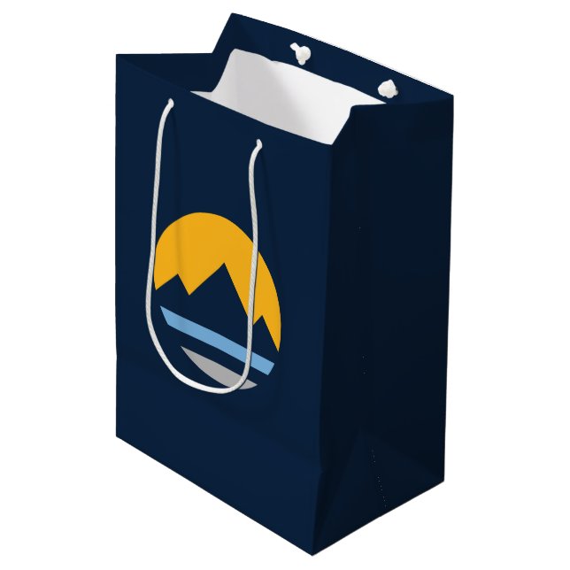 The New Flag of Reno, Nevada Medium Gift Bag (Front Angled)