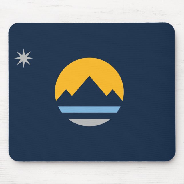 The New Flag of Reno, Nevada Mouse Mat (Front)