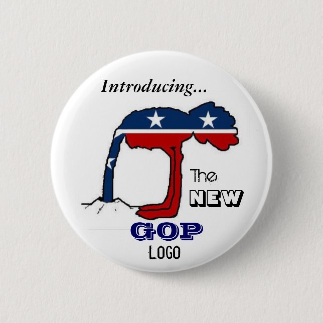 The New GOP Logo Button (Front)