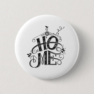 The New home Celebration Graphic 6 Cm Round Badge