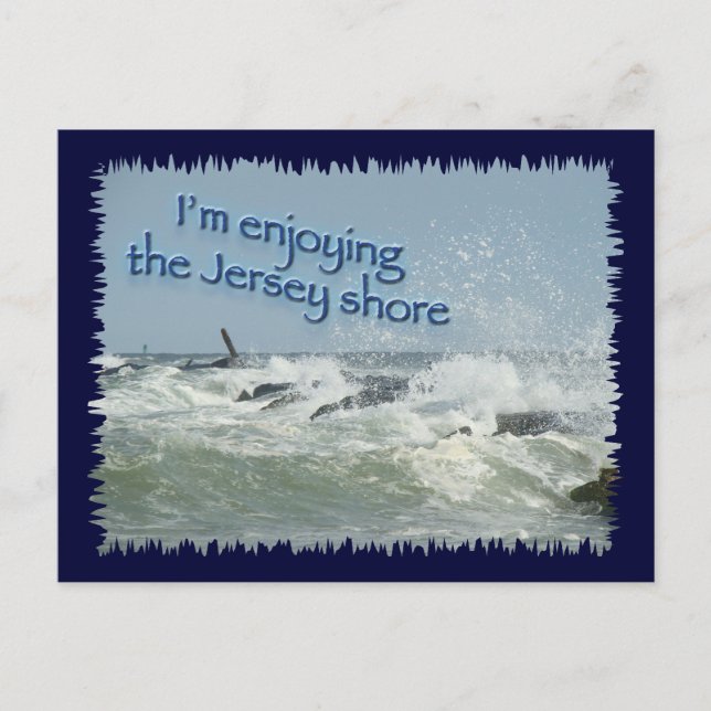 The New Jersey Shore Postcard (Front)