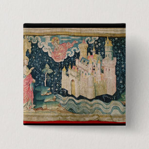 The New Jerusalem 15 Cm Square Badge