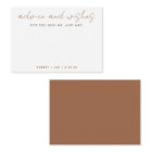 The New Mr + Mrs Minimalist Terracotta Wedding Adv