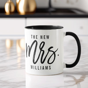 The New Mrs Personalised Bride Mug