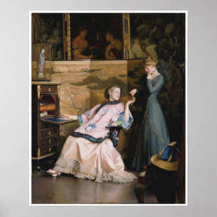 The New Necklace, William McGregor Paxton Poster