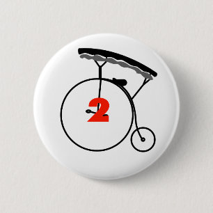 The New Number 2 6 Cm Round Badge