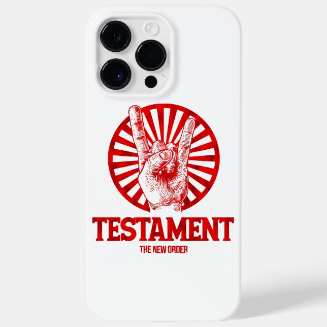 The New Order Testament  Case-Mate iPhone Case (Back)