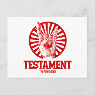 The New Order Testament  Holiday Postcard