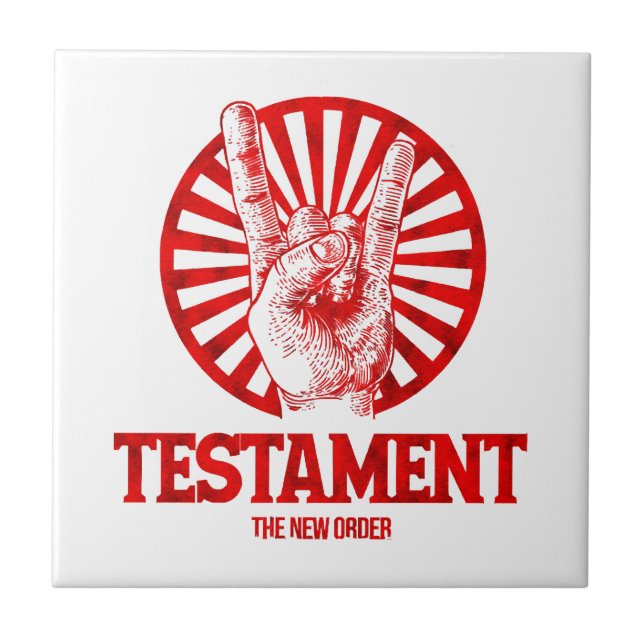 The New Order Testament  Tile (Front)