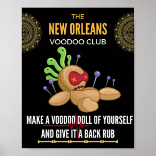 The New Orleans Voodoo Club - Crazy, Insane  Poster