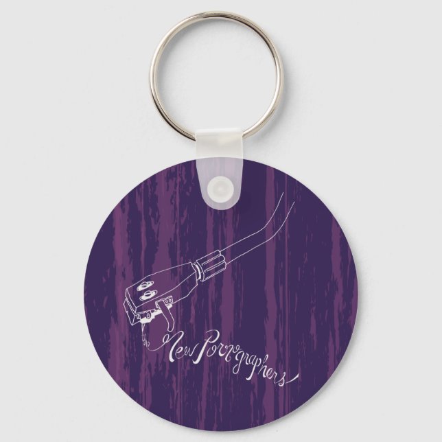 The New Pornographers Record Arm Key Ring (Front)