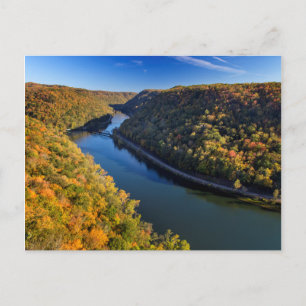The New River Gorge At Hawks Nest State Park Postcard