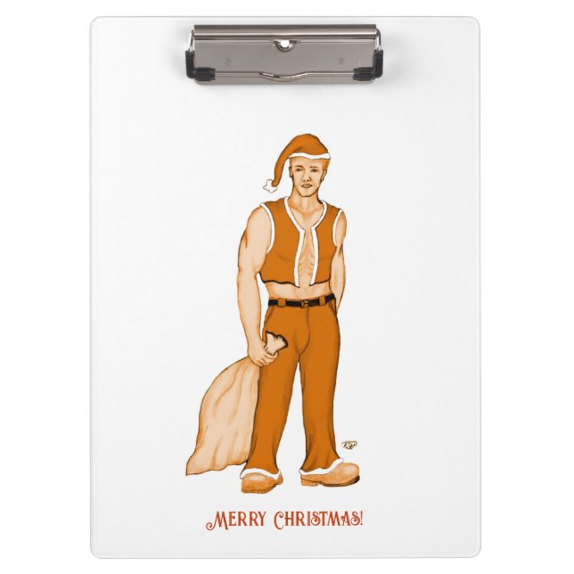 The new Santa Claus - Merry Christmas! Clipboard (Front)