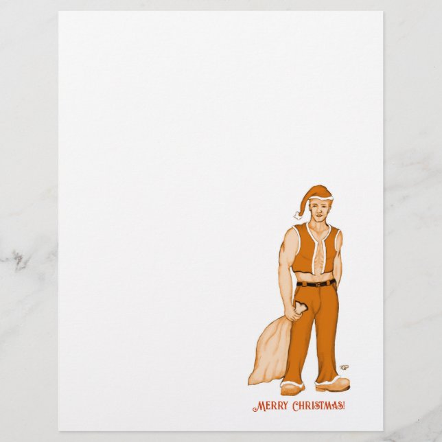 The new Santa Claus - Merry Christmas! Custom Letterhead (Front)