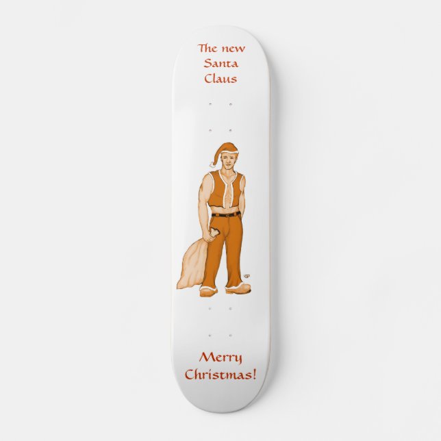 The new Santa Claus Merry Christmas! Skateboard (Front)