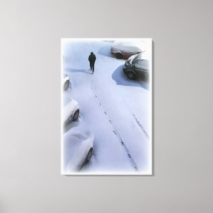 The new snow canvas print