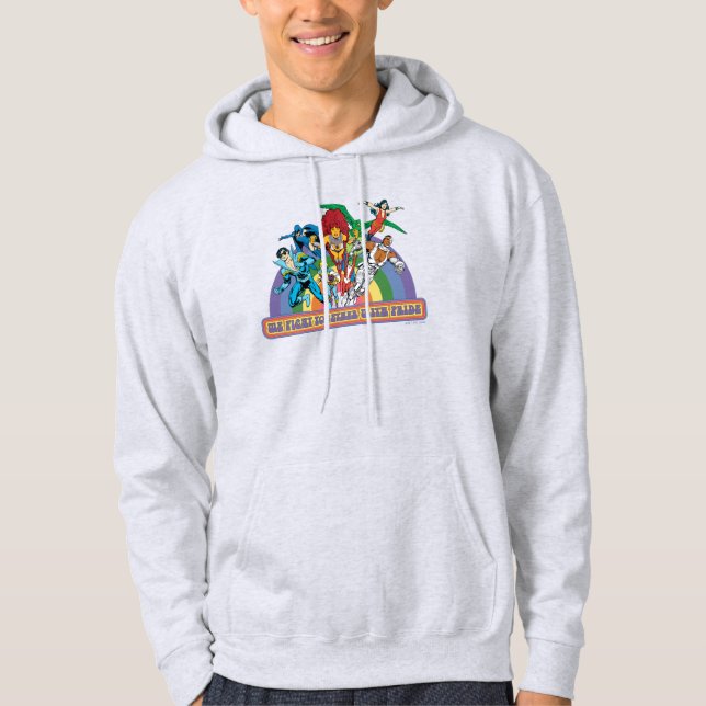 The New Teen Titans - We Fight Together With Pride Hoodie (Front)