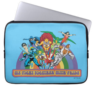 The New Teen Titans - We Fight Together With Pride Laptop Sleeve