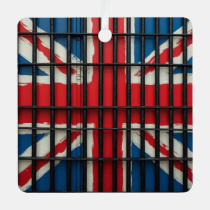 The New UK metal ornament