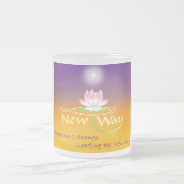 The New Way Frosted Glass Mug (Center)