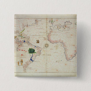 The New World 15 Cm Square Badge