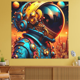 THE NEW WORLD MAN CANVAS PRINT