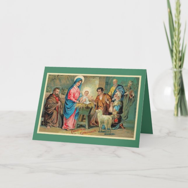 The Newborn King Holiday Card (Front)