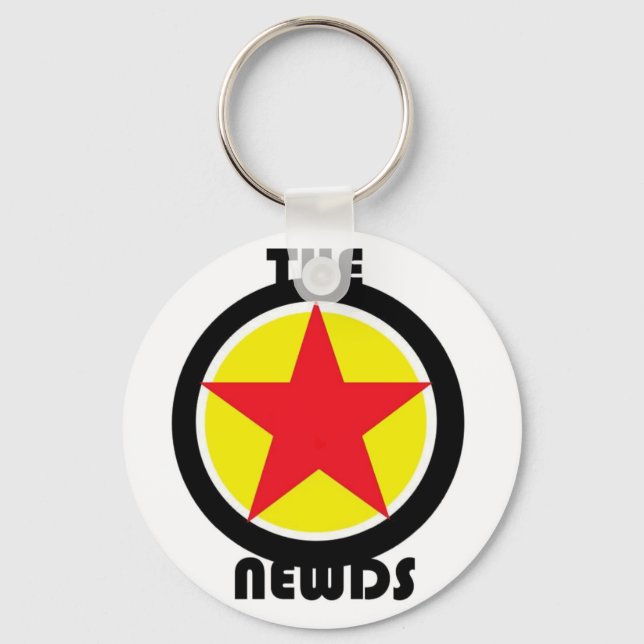the Newds Star Logo Key Ring (Front)