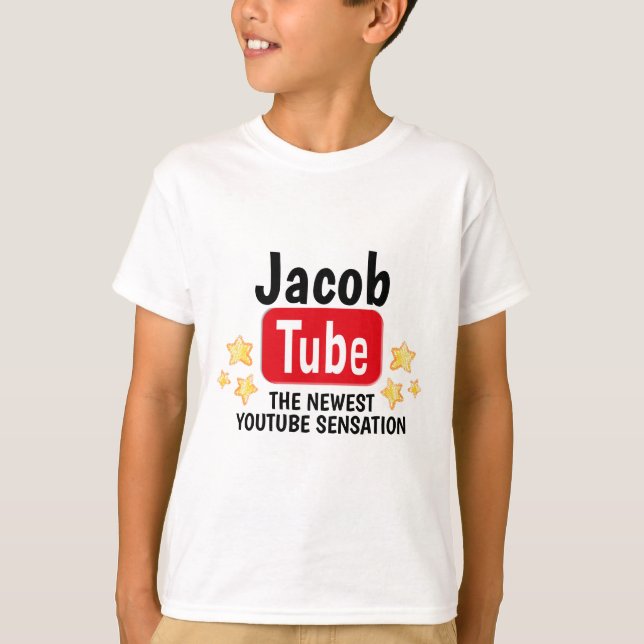 The Newest Youtube Sensation Birthday T-Shirt (Front)