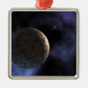 The newly discovered planet-like object metal tree decoration