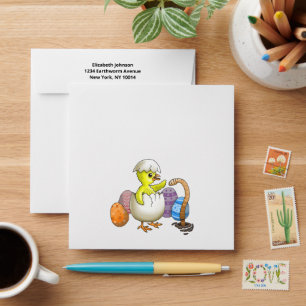 The Newly Hatched Easter Chick  Envelope