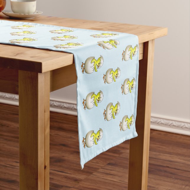 The Newly Hatched Easter Chick Short Table Runner (In Situ)