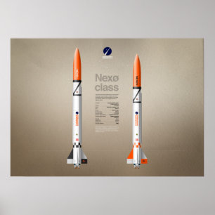 The Nexø Class rockets from Copenhagen Suborbitals Poster