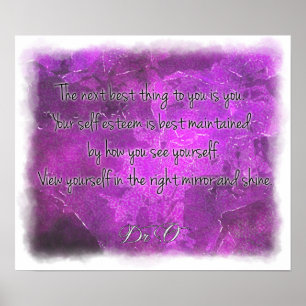 The next best thing is you poster