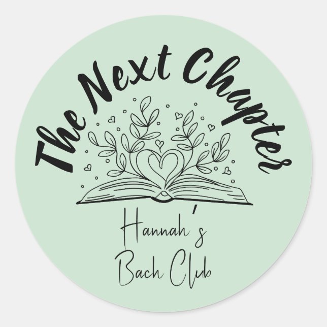 The Next Chapter Bachelorette Sticker (Front)